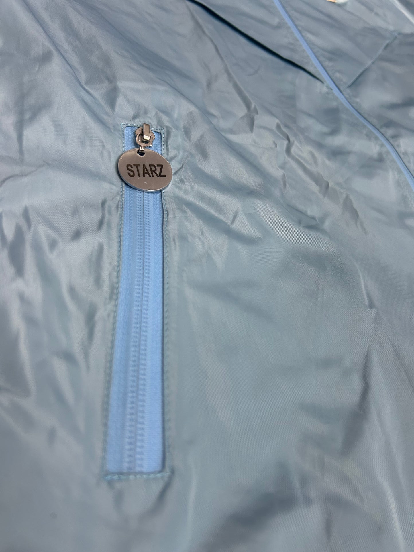 Starz Baby Blue Reflective Windbreaker